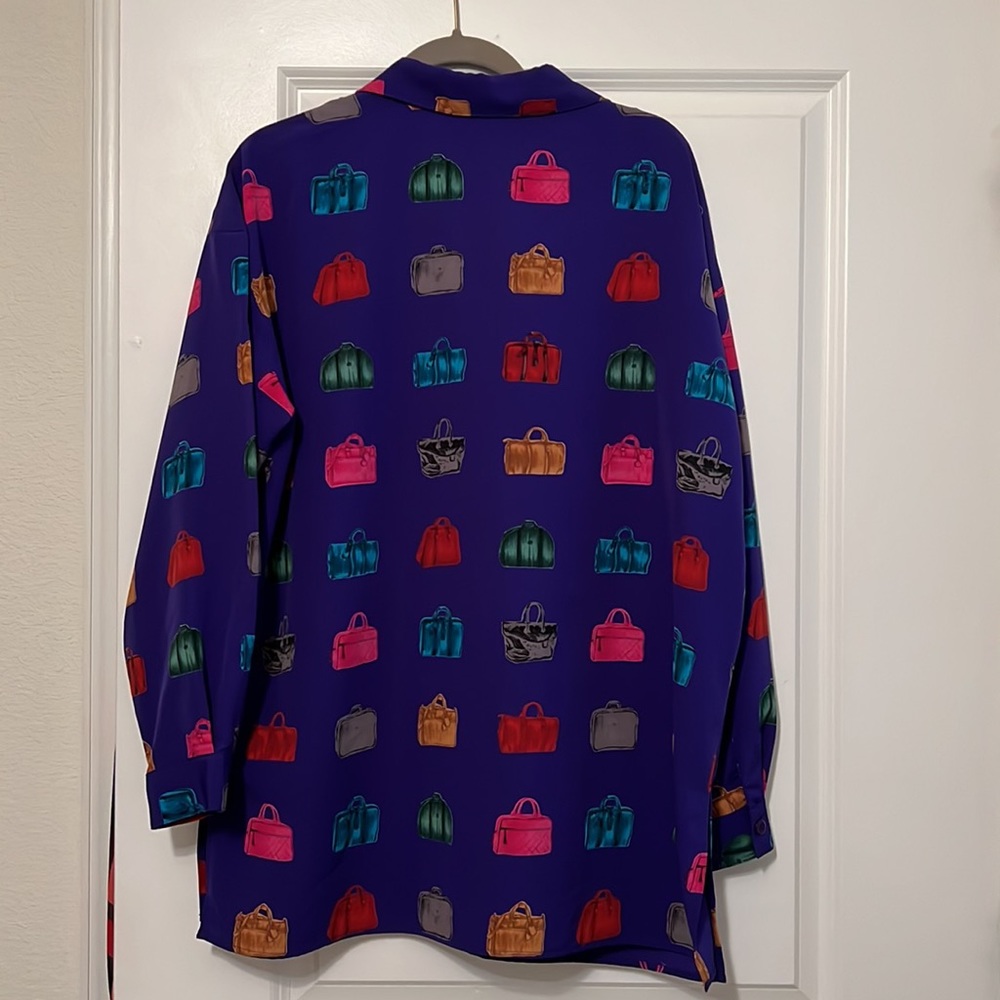 Handbag Print Blouse 👜👚 - Picture 2 of 5